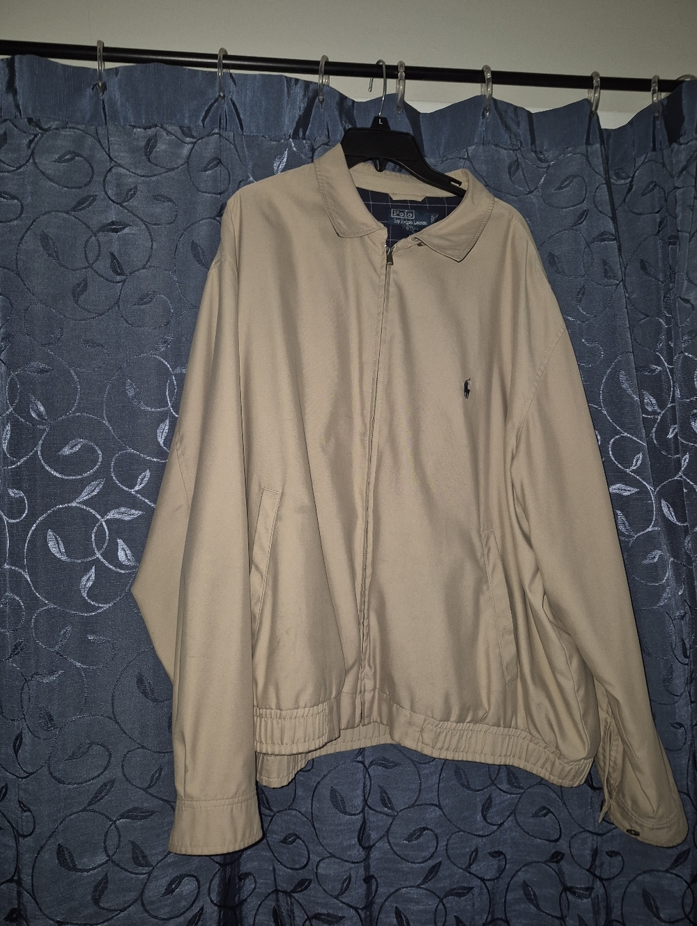 Polo by Ralph Lauren Tan Zip-Front Lightweight Jacket